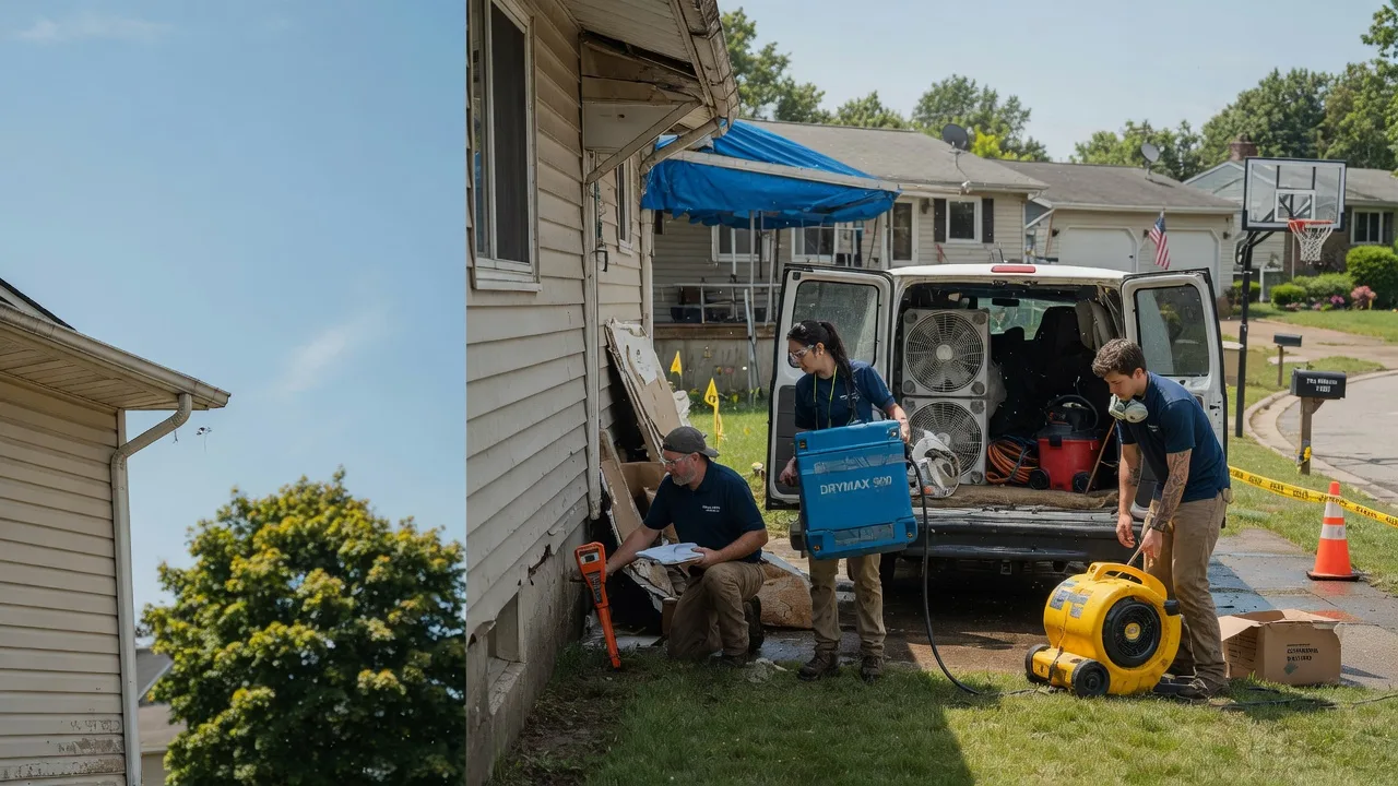 Ceiling Leak Cleanup in Hamersville, OH near me