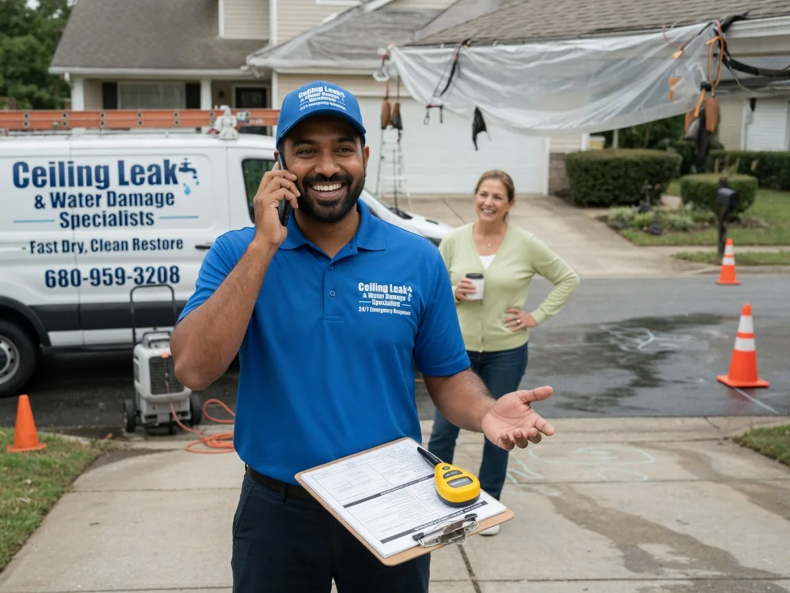 Ceiling Leak Cleanup Hamersville, OH FAQs
